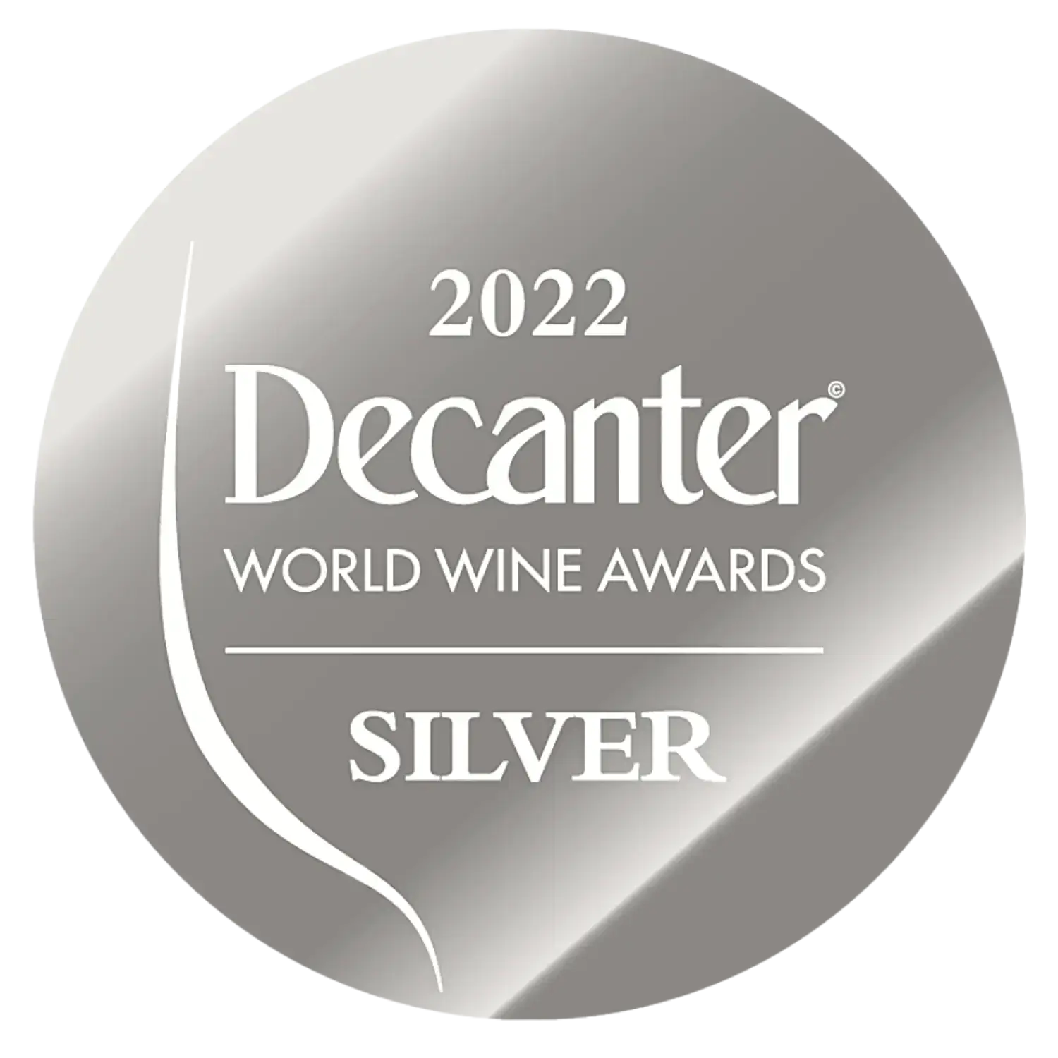 Sigla cu premiul Decanter World Wine Silver 2022