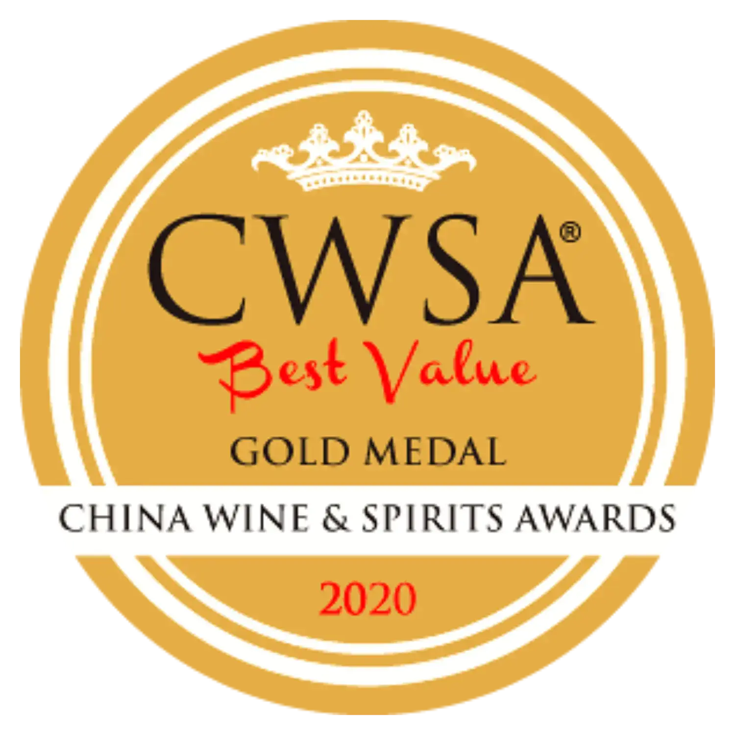 Sigla aurie pentru premiul CWSA 2020 medalie de aur